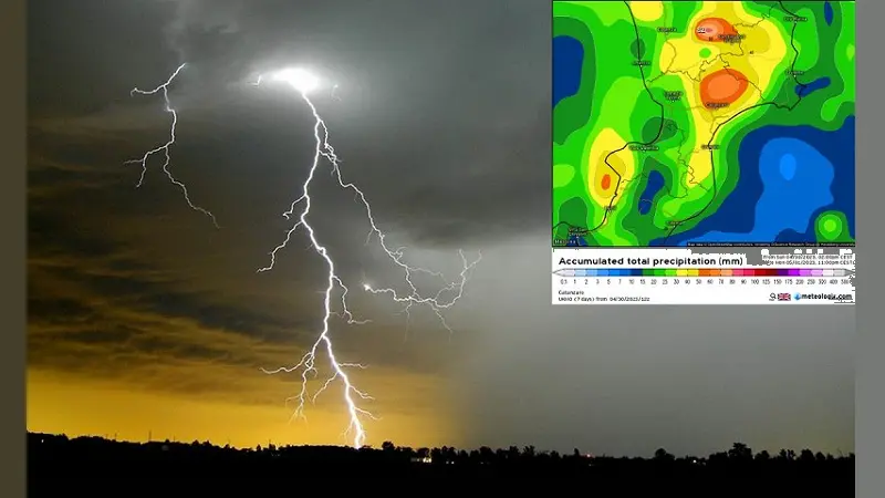Primo Maggio, maltempo diffuso in tutto il Catanzarese