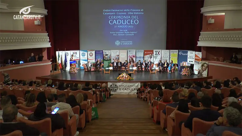 Farmacisti, al Politeama la cerimonia 2023 de \"Il Caduceo\" - VIDEO