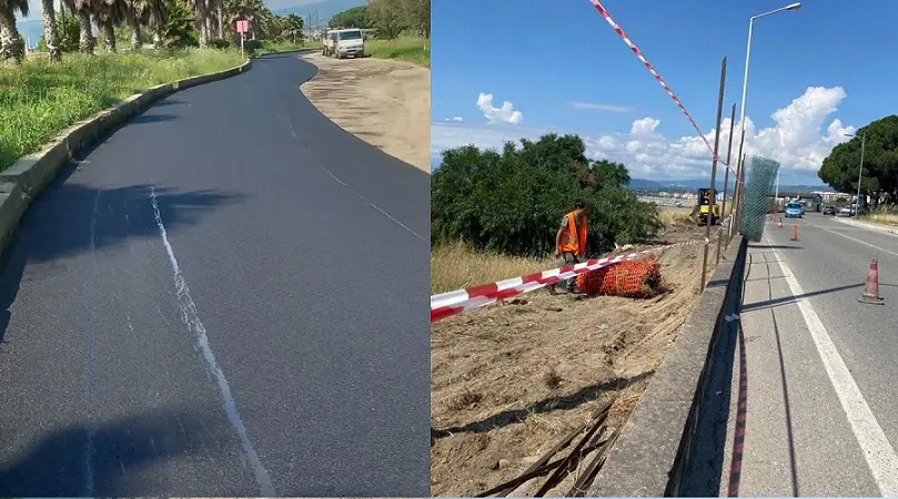 Prove di estate: bitumazioni a Giovino, passerelle per disabili in spiaggia