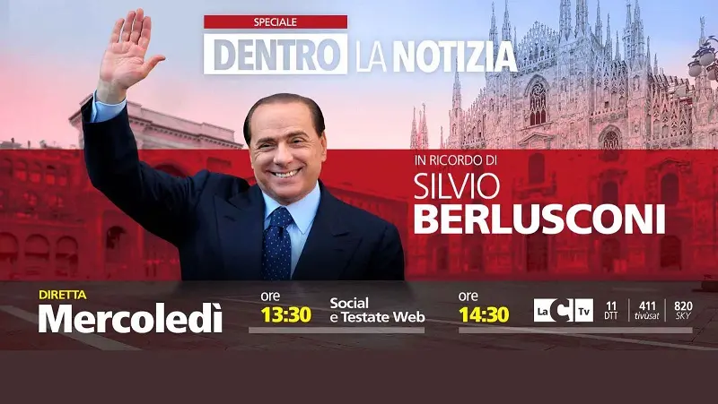 Dentro la Notizia: mercoledì speciale su Silvio Berlusconi