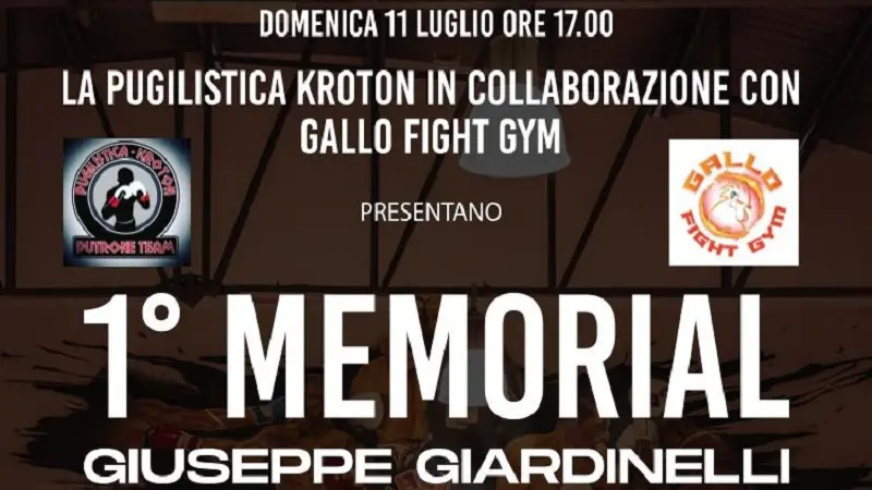 Pugilato, 1° memorial Giardinelli allo SportVillage