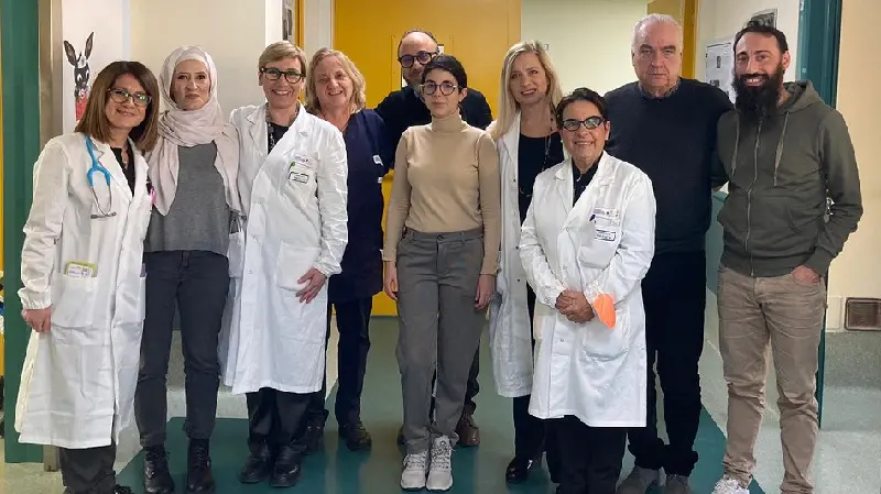 Dar Assalam dona televisore alla Pediatria della \"Dulbecco\"