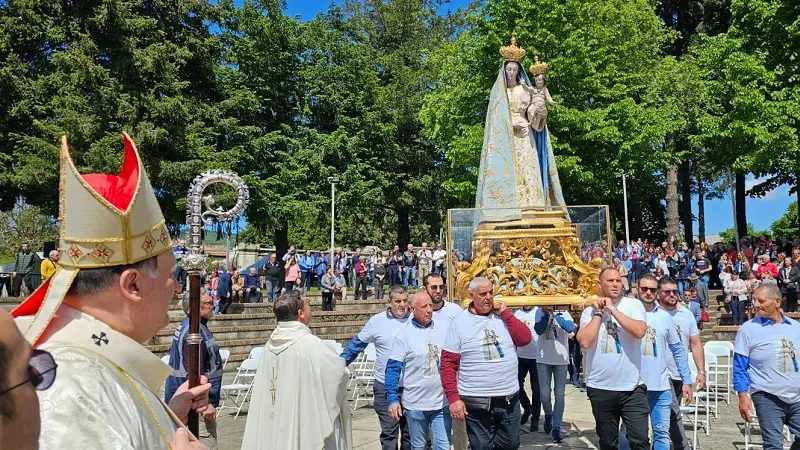 Ascensione, tradizionale pellegrinaggio al Santuario S. Maria delle Grazie