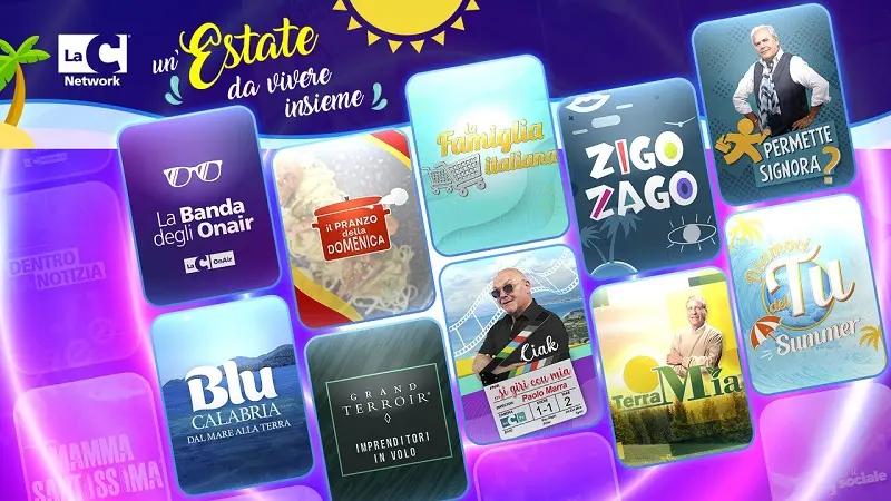 Estate più fresca e piacevole col palinsesto 'leggero' su LaC
