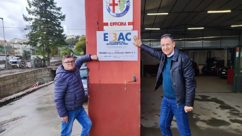 Alluvione: Ebac liquida sostegni ad aziende di Lamezia e Maida