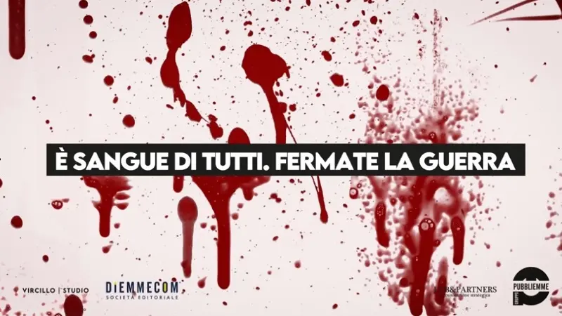 \"Fermate la guerra!\", campagna social del gruppo Pubbliemme -VIDEO