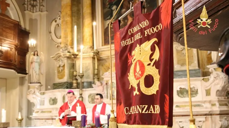 S. Barbara, cerimonia religiosa e benemerenze per i Vigili del Fuoco
