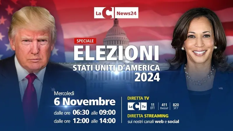 Segui la diretta Elezioni USA 2024 sul nostro Network LaC