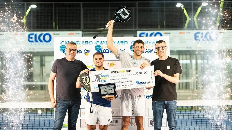 La Elco Padel bissa il successo maschile e premia le prime donne
