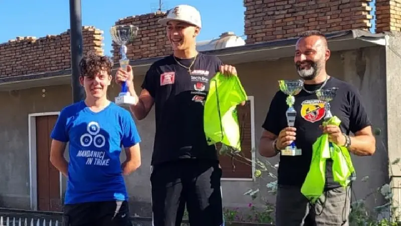 Il giovanissimo pilota kart Giglio continua a vincere