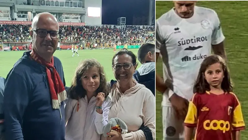 L'emozione dei Ceravolo al Ceravolo: è la volta della piccola Matilde