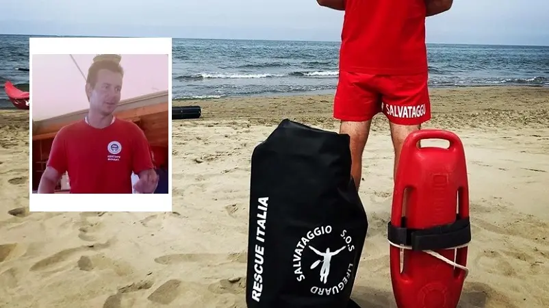 Salvamento a Giovino, bagnino deriso sui social replica ai 'leoni da tastiera'