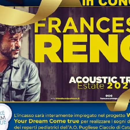 Al Pugliese-Ciaccio \"Artisti in Corsia\" con Francesco Renga