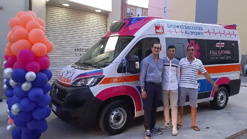 Inaugurata modernissima ambulanza Fratelli Catania Soccorso