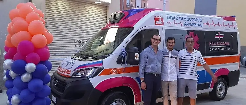 Inaugurata modernissima ambulanza Fratelli Catania Soccorso