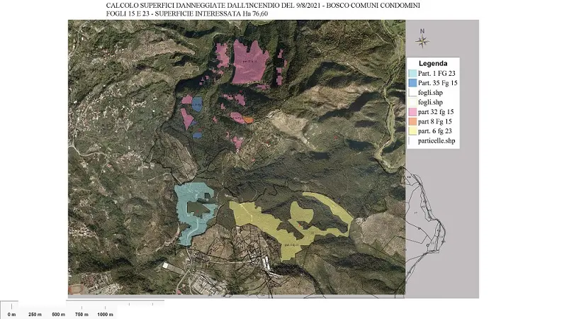 Incendio Siano, Cambiavento smentisce le cifre del sindaco con dati e foto