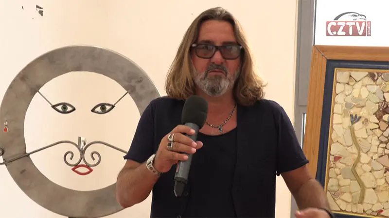 La \"prima\" dello scultore Giuseppe Codispoti all'ex Stac