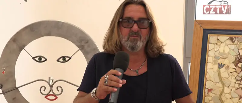 La \"prima\" dello scultore Giuseppe Codispoti all'ex Stac