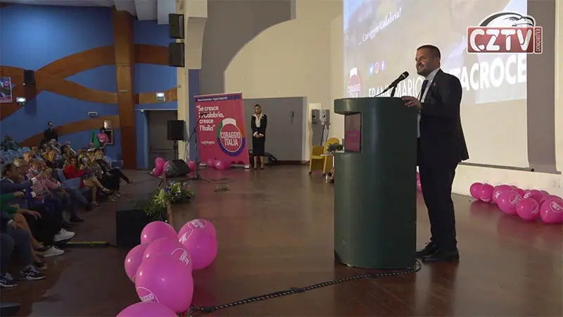 Santacroce (Coraggio Italia) chiude in anticipo campagna elettorale - VIDEO