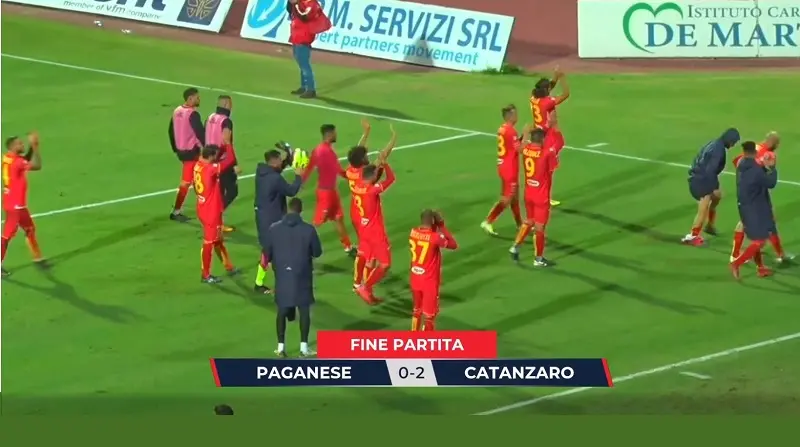 Finalmente Catanzaro! Due gol a Pagani e si vola al secondo posto - VIDEO