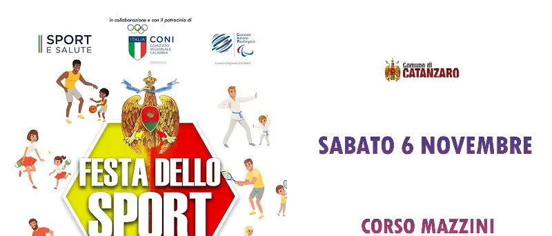Festa dello Sport sabato pomeriggio nel centro storico