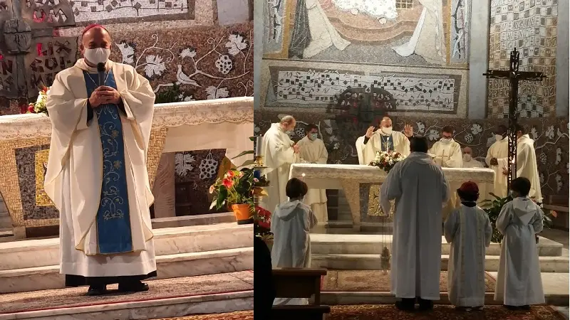 Mons. Panzetta festeggia i 50 anni della parrocchia Madonna di Pompei