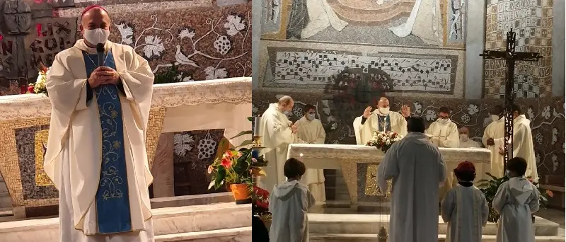 Mons. Panzetta festeggia i 50 anni della parrocchia Madonna di Pompei