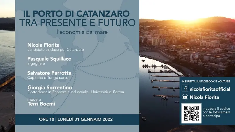 Elezioni: alle 18 webinar Fiorita su questione Porto