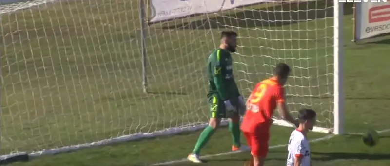 Calcio, 'allenamento' giallorosso col Picerno (2-0) - VIDEO