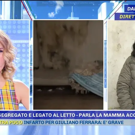 \"Legato al letto? Mai\", la mamma del 27enne si difende in TV - VIDEO