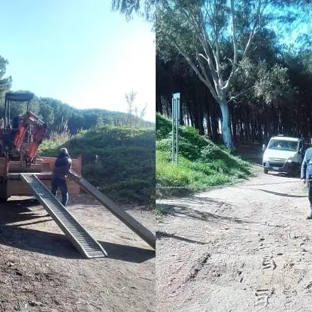 Ripristinato impedimento passaggio auto alle Dune di Giovino