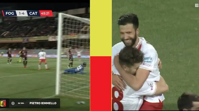 Super-Iemmello trascina il Catanzaro che fa 6 gol a Foggia - VIDEO