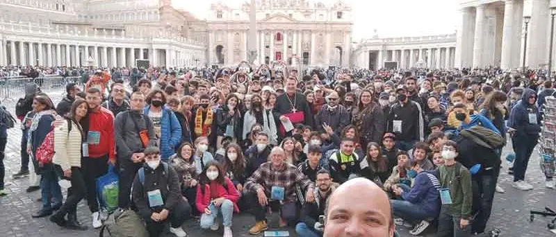 I giovani della diocesi dal Papa: musica, allegria e spiritualità
