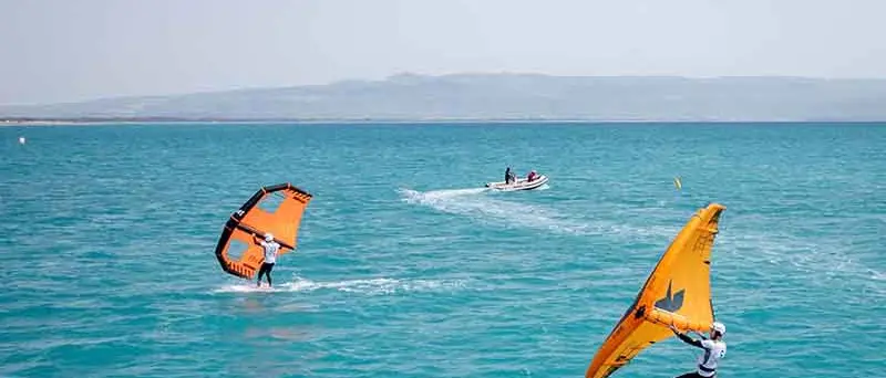 Gizzeria, assaggio di mondiali Kite con il 'Wingfoil'