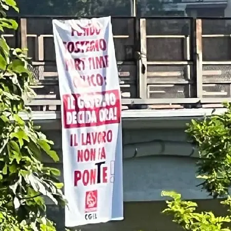 2 giugno, la Cgil sceglie il Morandi-Bisantis: \"Il lavoro non fa ponte\"