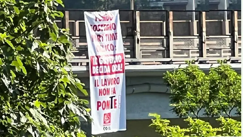 2 giugno, la Cgil sceglie il Morandi-Bisantis: \"Il lavoro non fa ponte\"