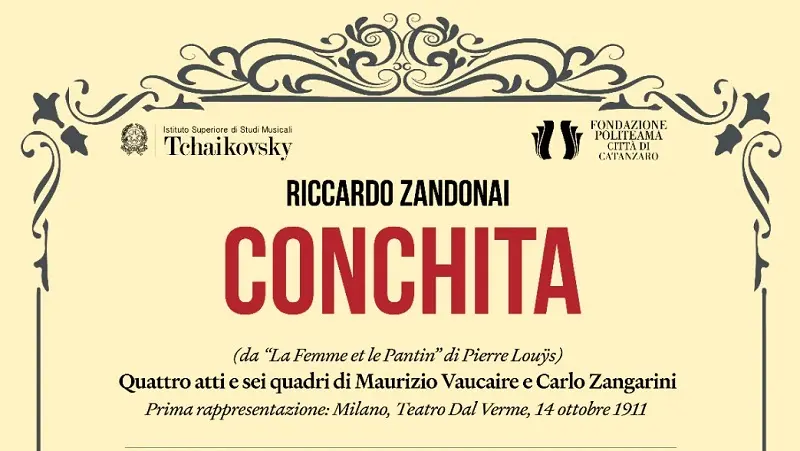 'Conchita' di Zandonai chiude la stagione sinfonica del Politeama