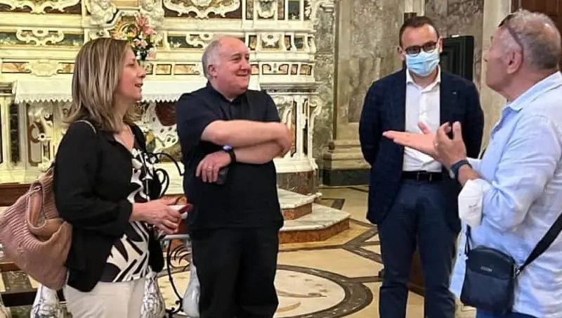 Vono: \"Voglio restaurare portone Basilica Immacolata\"