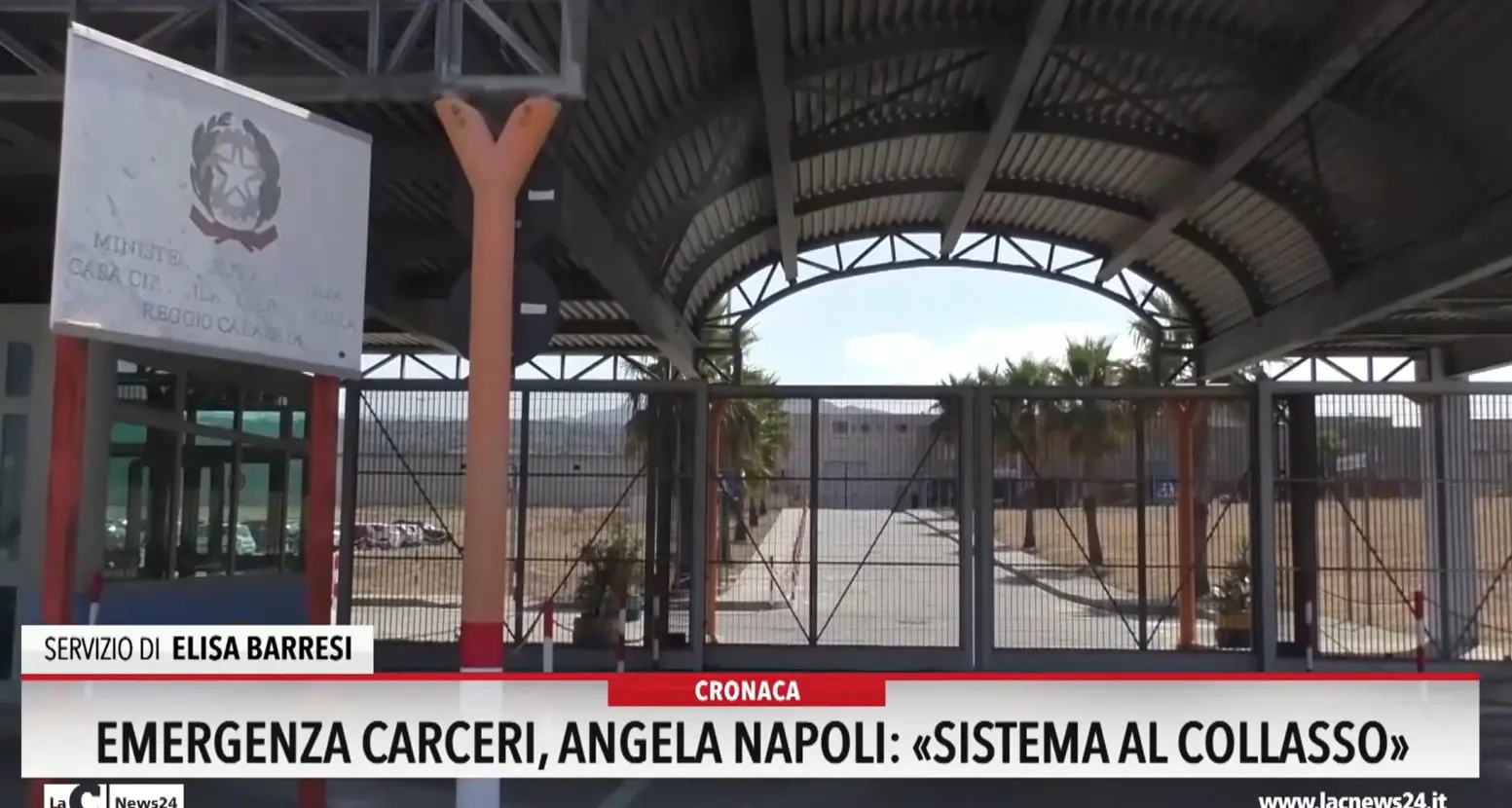 Emergenza carceri, Angela Napoli: «Sistema al collasso»