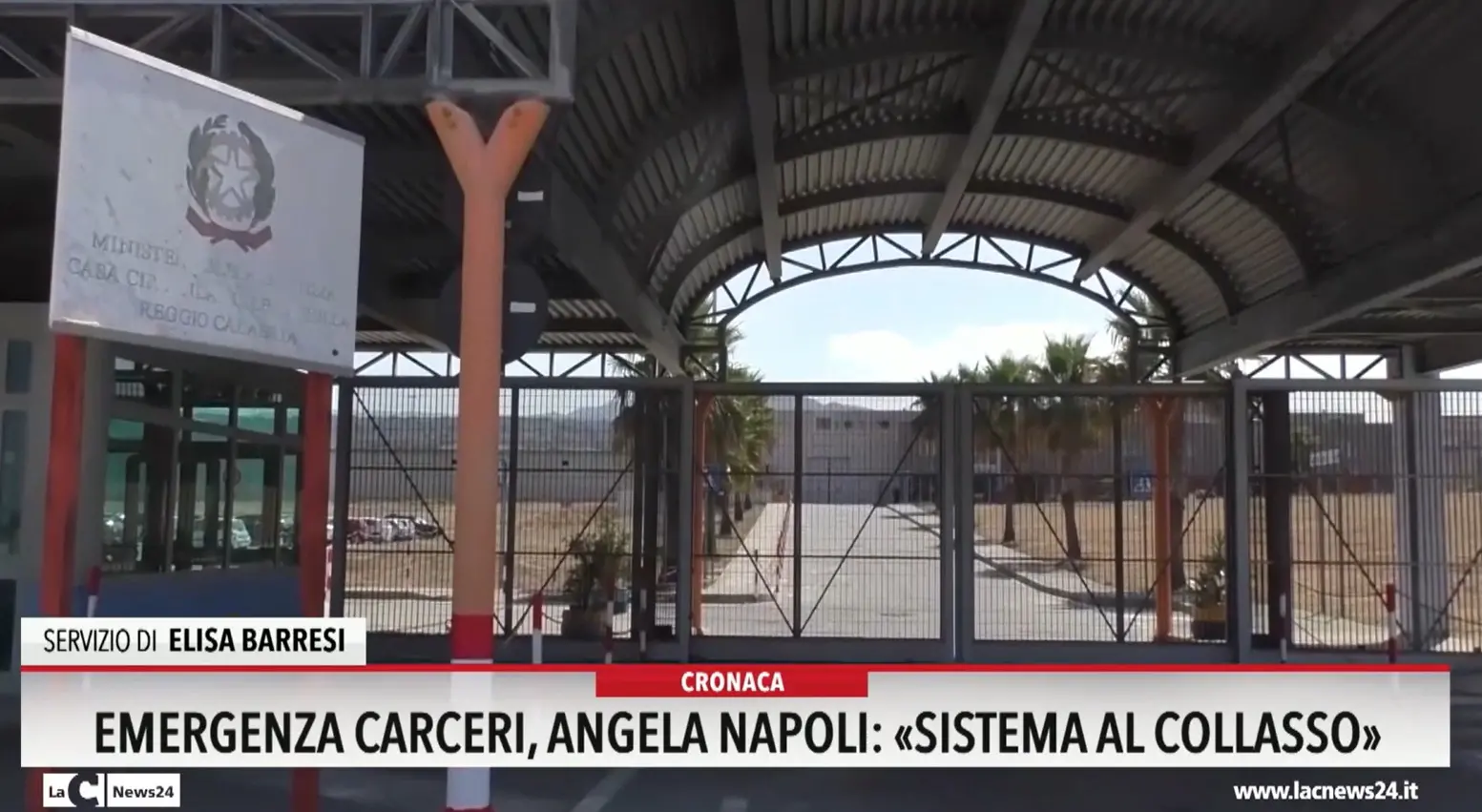 Emergenza carceri, Angela Napoli: «Sistema al collasso»