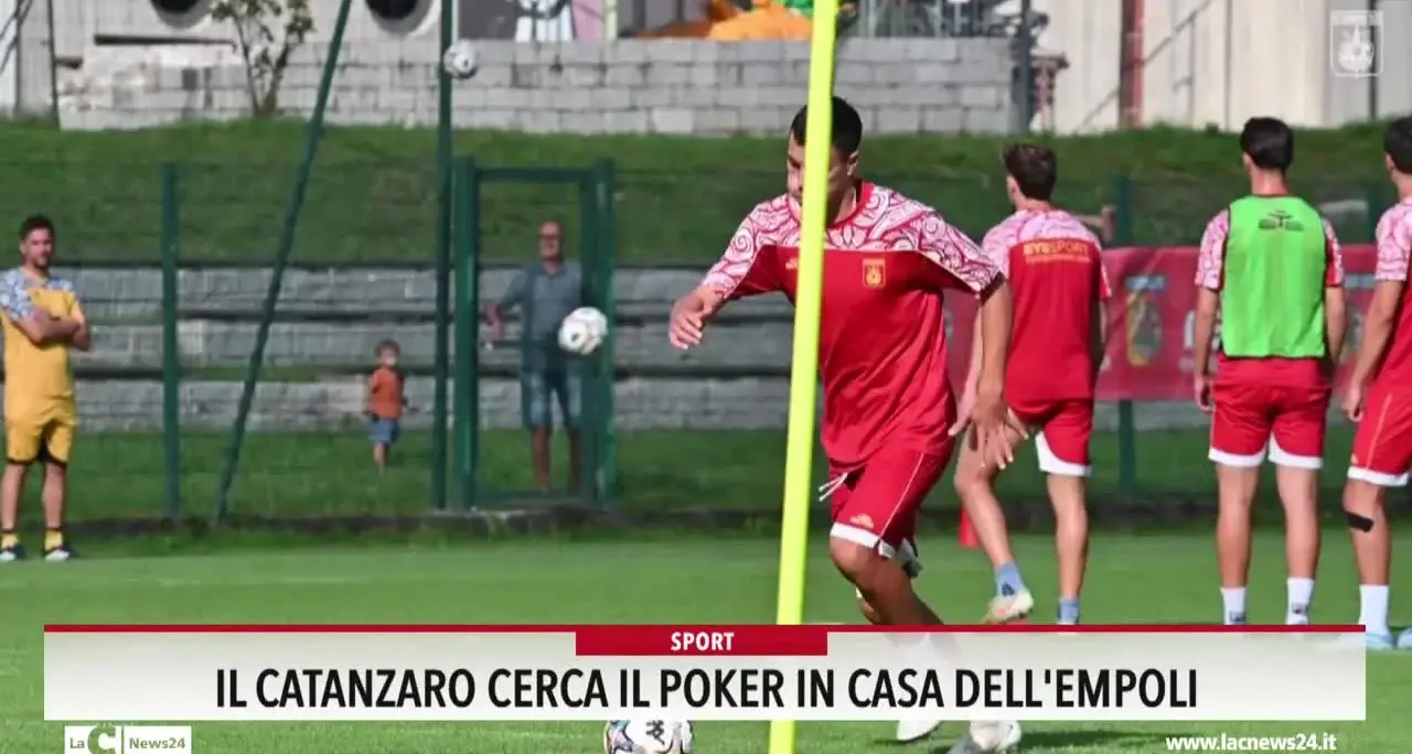 Il Catanzaro cerca il poker in casa dell'Empoli