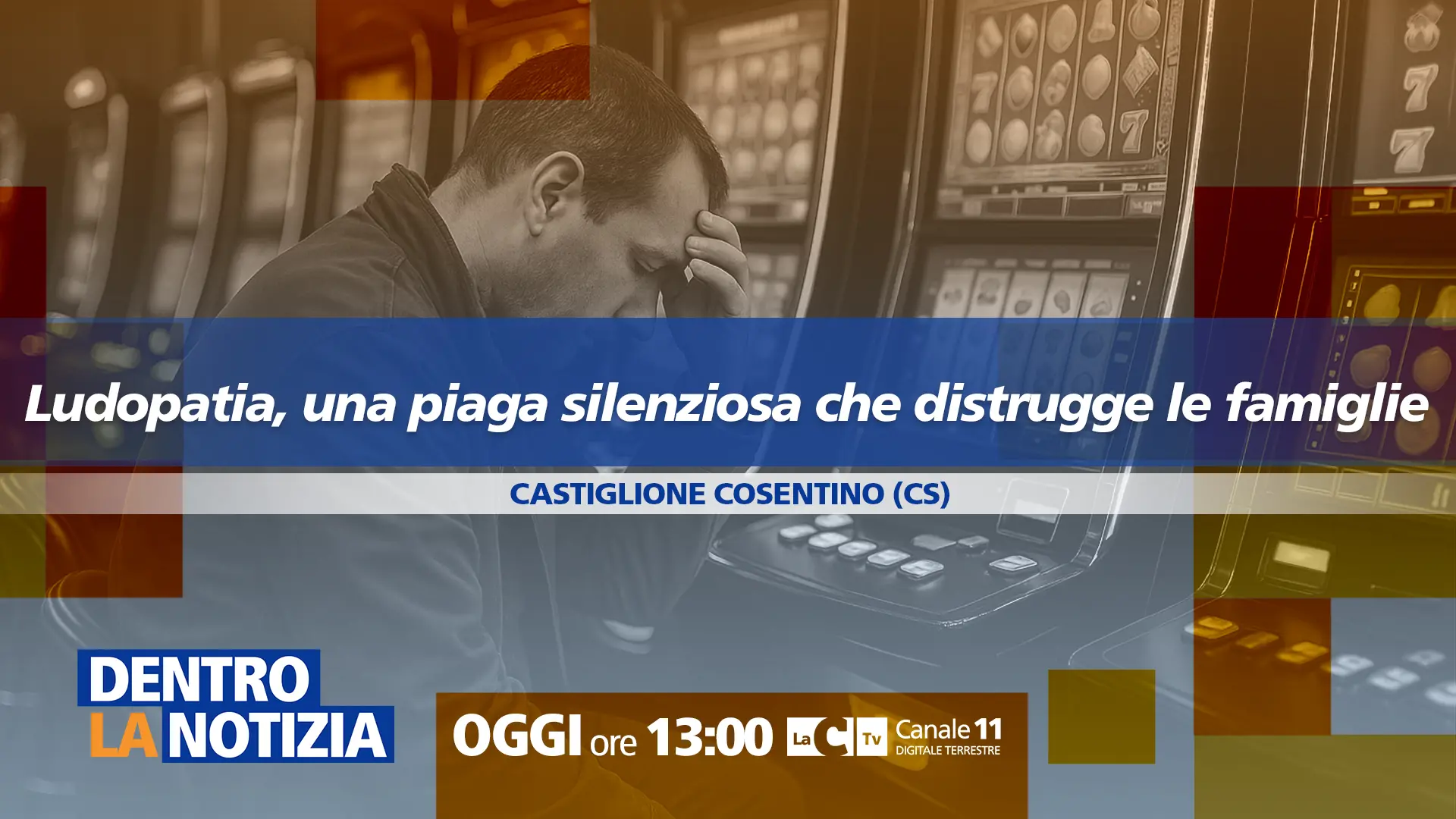 Ludopatia, la piaga silenziosa che divora le famiglie: focus a Dentro la notizia. Appuntamento alle 13 su LaC Tv\n