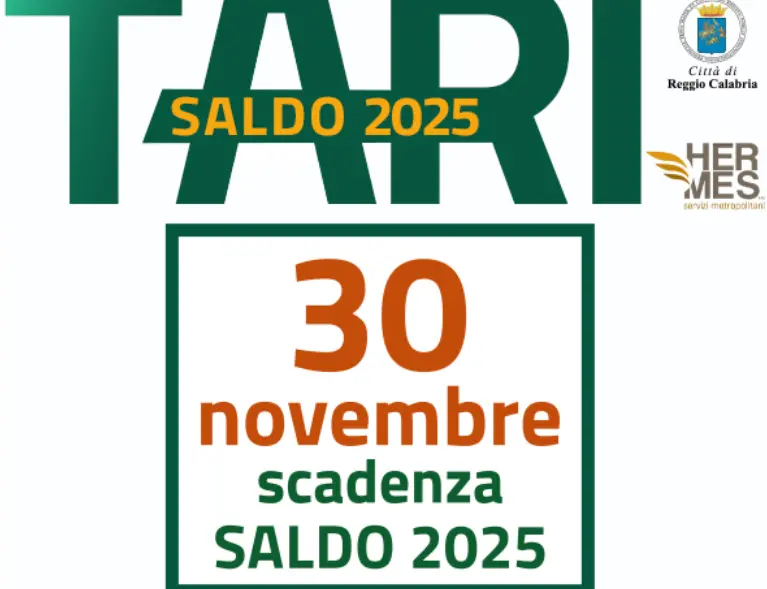 Reggio,\u00A0in scadenza il pagamento del saldo Tari 2025\n