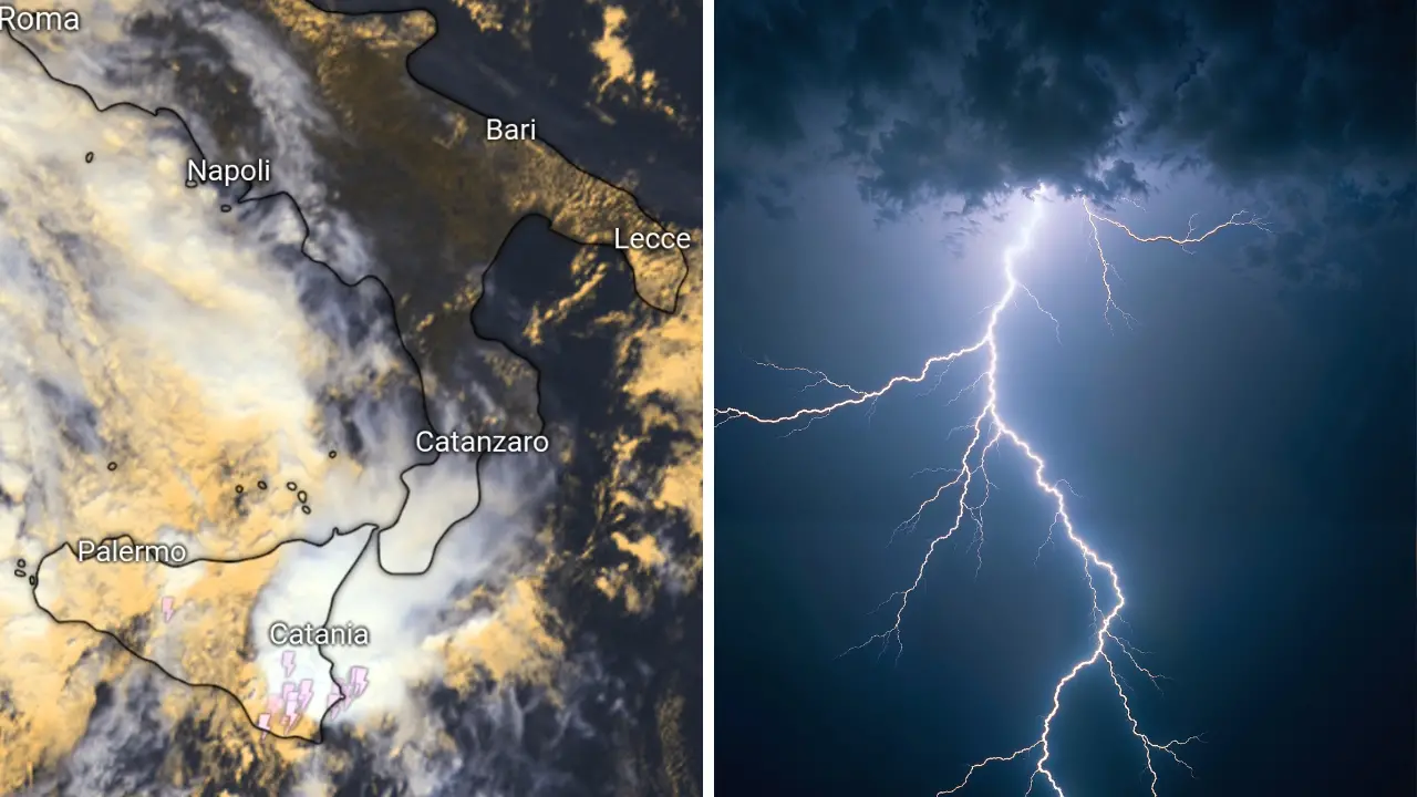 Maltempo in arrivo anche nel Vibonese: prime piogge lungo la costa, poi i temporali nelle aree interne