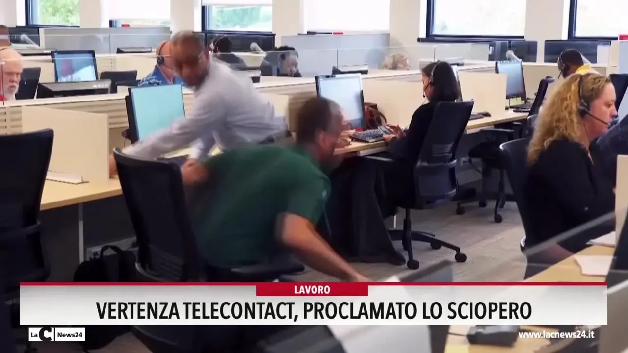 Vertenza Telecontact, proclamato lo sciopero