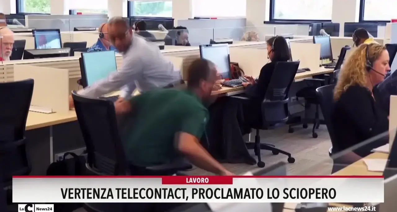 Vertenza Telecontact, proclamato lo sciopero