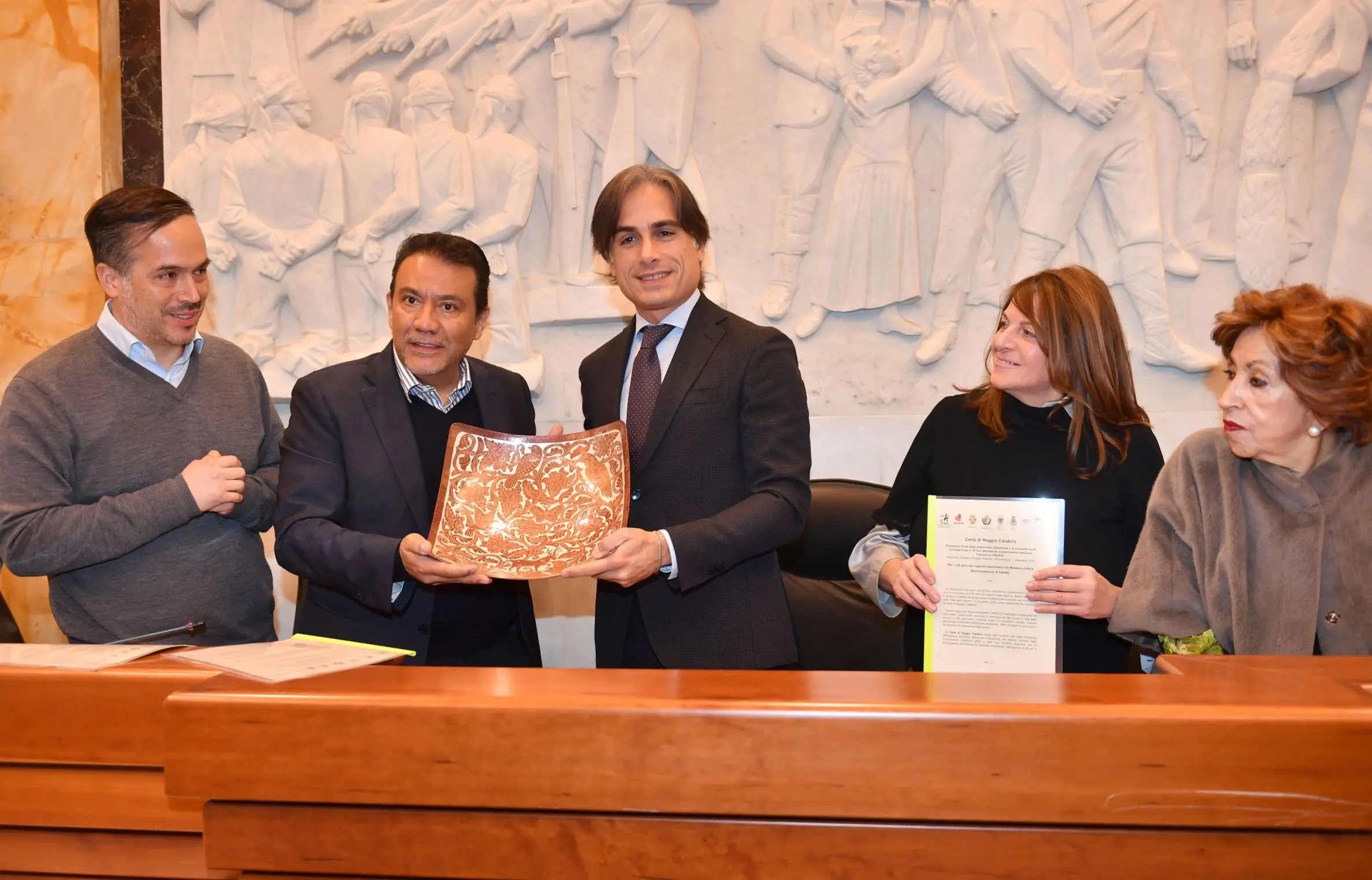 Falcomatà: «La Carta di Reggio Calabria diventa riferimento internazionale per la salvaguardia del patrimonio gastronomico»\n