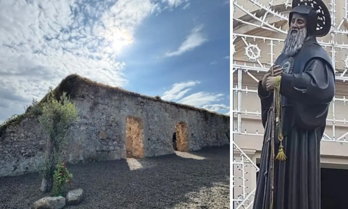 I resti dell’antico convento di San Francesco strappati all’oblio: nelle campagne tra Potenzoni e San Costantino un bassorilievo ne ricorderà la storia\n