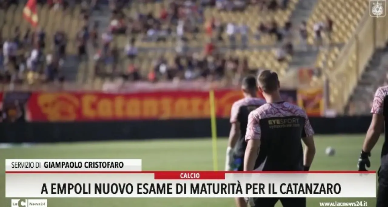 A Empoli nuovo esame di maturita per il Catanzaro