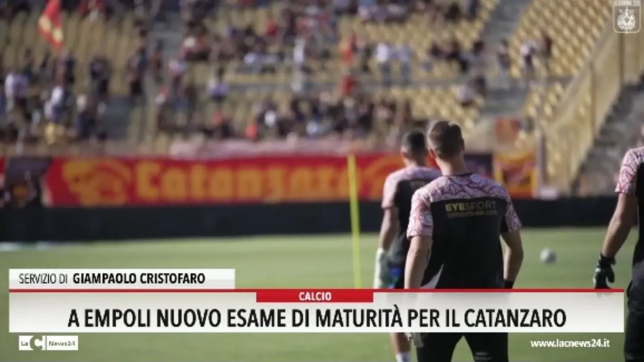 A Empoli nuovo esame di maturita per il Catanzaro